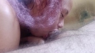 wet blowjob i love to fuck a dick till the back of my throat i can feel it hardening🍆💦🤤