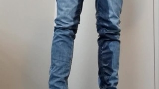 Pissing Myself in Blue Jeans 1