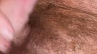 Uncut solo ass fuck and handjob