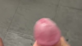 Toilet jerky cum