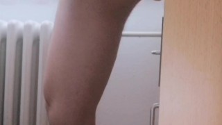 A hard dildo was fucking my horny hole.....