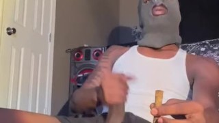 Smoking after work while jerking