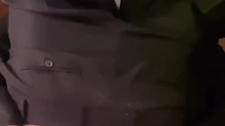His boss destroys a submissive twink's hole
