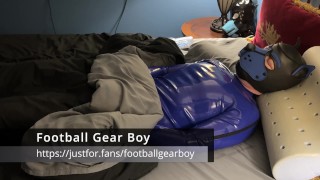 Rubber fun with Fleshlight tease