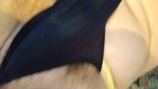 Playing in my new thong