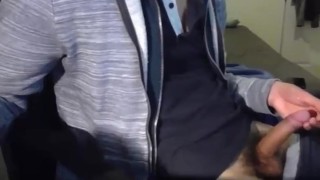 Abspritzen vor Webcam