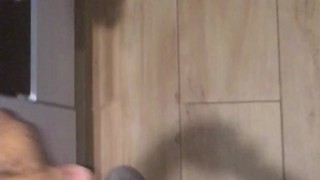 HANG FROM MY LEGS, JOCK STROKE AND OILED AN A DELICIOUS BLACK COCK!