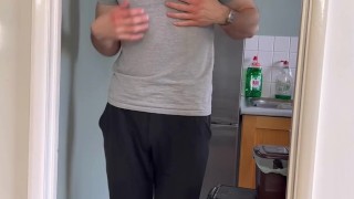 I walk through the door and my clothes vanish 🙈