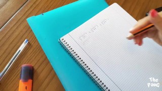 My Stepdaughter threw her feet on the table and I had to fuck her to correct her.