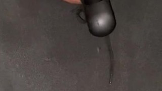 Slow-Mo Massage Gun Cumshot POV