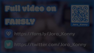Femboy Jora fucks a friend in a big ass