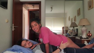 Latin couple in love, fucking and enjoying their sexuality