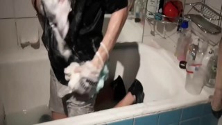 Soaping jacket & shorts