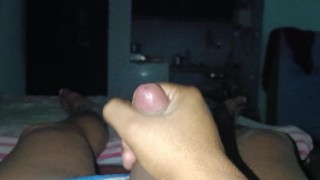 Indian boy masturbation and cumshot in room