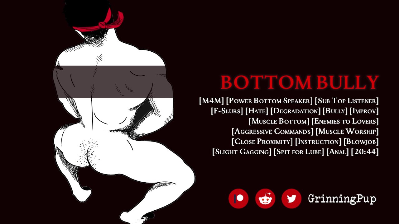 [Audio] Your Muscular Bully Is A Needy Bottom