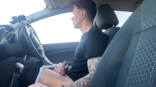 Wanking in the carpark