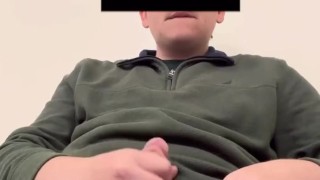 College Cub Jerks and Shows Ass in Classroom