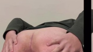 College Cub Jerk and Show Ass in Classroom