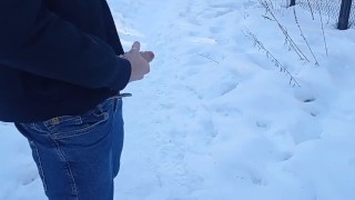 Jerked off at the train stop in the park. EXTREME