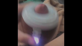 TIKTOK STAR making himself cum like a fountain with his toy