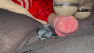 Multiple ORGASMS. Dirty talk. Lots of PRECUM. She finishes me off. Female Fantasy