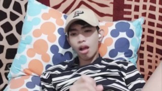 Alex Dy- Inked Filipino Twink Playing with his Ass, and Jerking Off