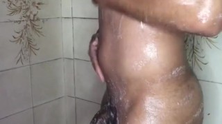 hot shower and handjob