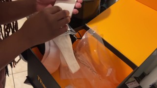 Thank you for 25k subscribers! Anal queen Unboxing our gift 🎁