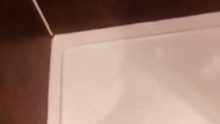 Horny lad cumshot Sri Lankan cock Harvey load toilet fun