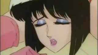 Anime strapon fuck threesome