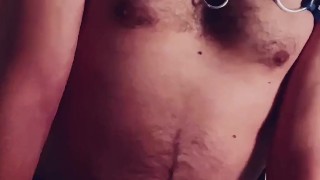 Gay guy in harness fuck a fleshlight 4
