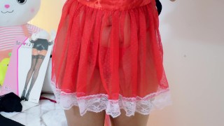 unboxing me pruebo tangas rojas y lencería transparente // video antiguo