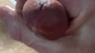 Verbal daddy jerking his cock