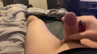 CUM Explodes After EDGING Girthy COCK