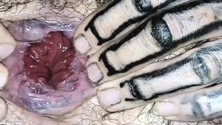 i show my destroyed cummy,hairy asshole after bareback fuck