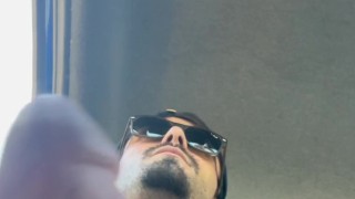 Jerking dick on the highway