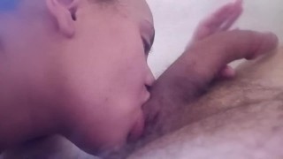 literally sucked sucked my balls pulled in her mouth my dick got so hard almost cum🍆⚽️⚽️🤤💦😋🥛
