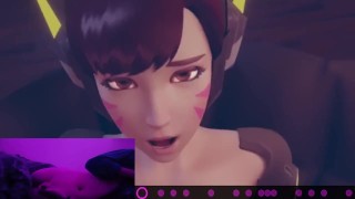 Let's Play D.Va Fap Hero! Teen Femboi's first lewd fapin to his favourite Overwatch girl! Preview