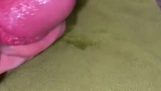 Jerking off. This prostate toy makes me cum in seconds!!