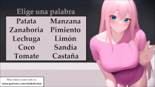 JOI hentai con un juego para masturbarse. ¿Apuestas?