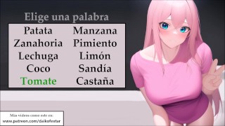 JOI hentai con un juego para masturbarse. ¿Apuestas?