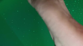 Foot Fetish Teasing and playing with my sweaty Dirty Feet you wanna taste?