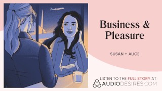 Sex with a hot stranger in the airport VIP lounge [lesbian] [fingering] Erotic Audio Porn