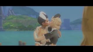 maids French kiss test 1