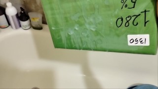 gave sperm to a friend and washed the dick