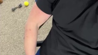 Thick cock head pulsating and throbbing.