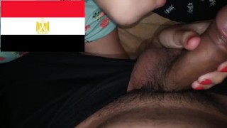 Sucking the fuck while my husband to blowjobs🤤💦🔥