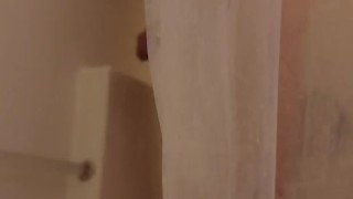 Caught my roommate jerking in the shower