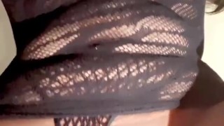 Thick goddess showing curves and phat pussy