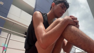 CUTE YOUNG MAN FROM MEDELLÍN SHOWS US HIS TIGHT ASS AND HUGE LATIN COCK